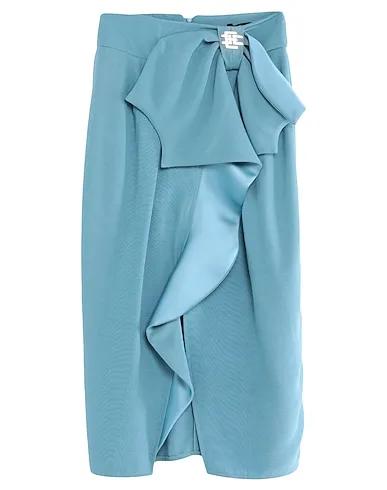 ELISABETTA FRANCHI | Pastel blue Women‘s Midi Skirt