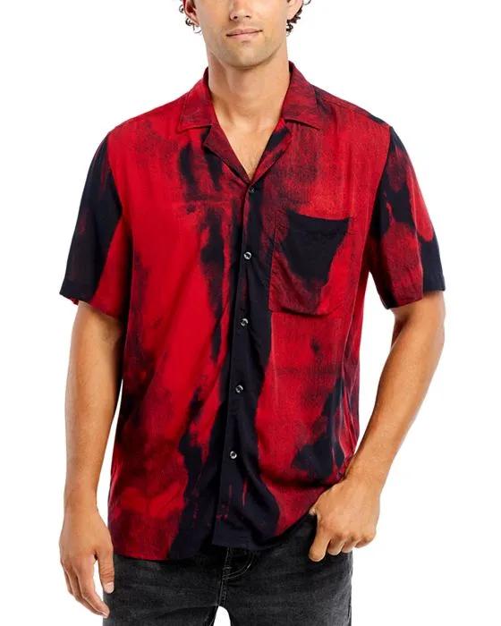 Ellino Relaxed Fit Button Down Camp Shirt