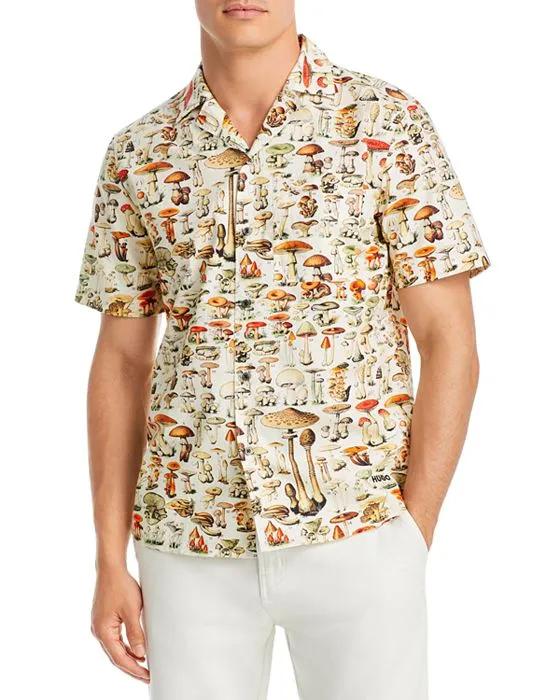 Ellino Relaxed Fit Camp Shirt