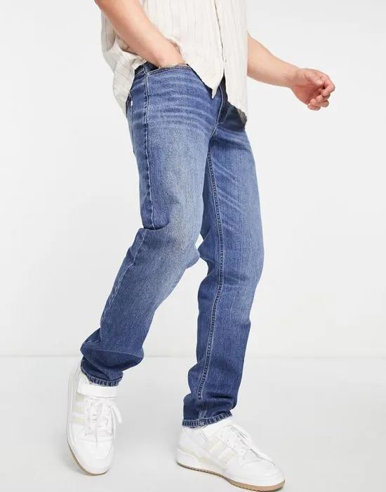 Elm stretch slim jeans in mid wash