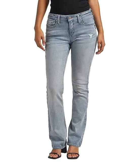 Elyse Mid-Rise Slim Bootcut Jeans L03601CAA233
