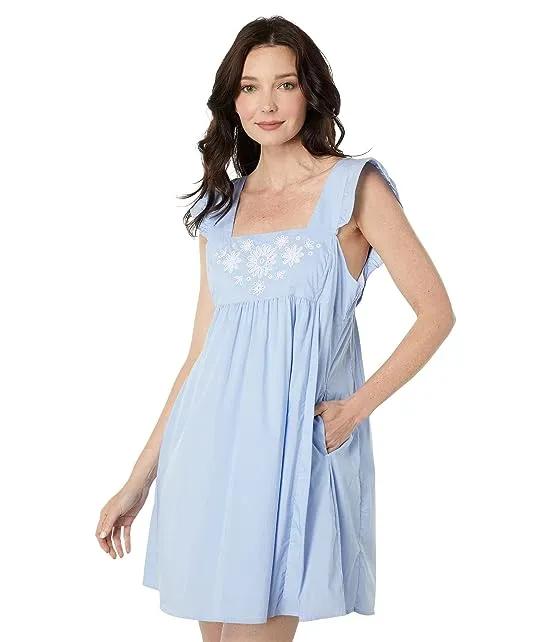 Embroidered Maddie Babydoll Dress