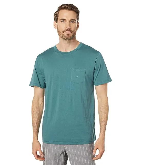 Embroidered Pocket Short Sleeve T-Shirt