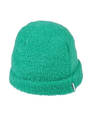 Emerald green Bouclé Hat