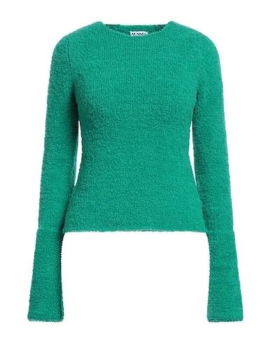 Emerald green Bouclé Sweater