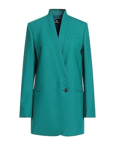 Emerald green Cool wool Blazer