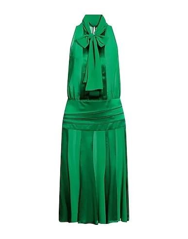 Emerald green Crêpe Midi dress