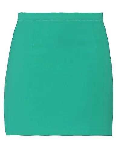 Emerald green Crêpe Mini skirt