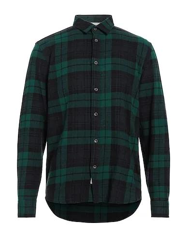 Emerald green Flannel Checked shirt