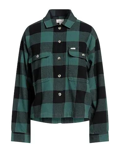 Emerald green Flannel Checked shirt