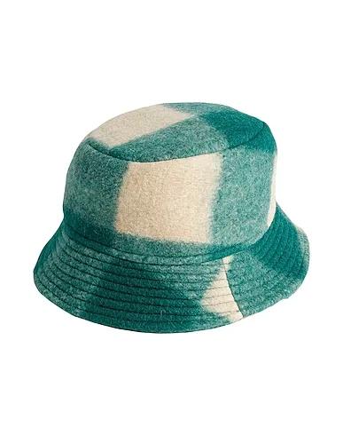 Emerald green Flannel Hat