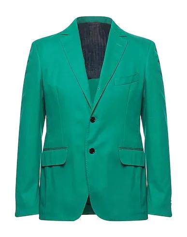 Emerald green Gabardine Blazer