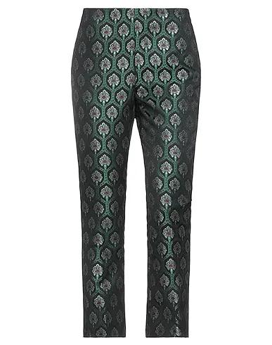Emerald green Jacquard Casual pants