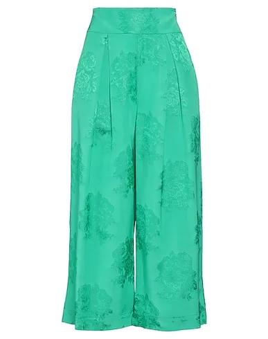 Emerald green Jacquard Casual pants