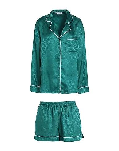 Emerald green Jacquard Sleepwear