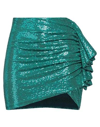Emerald green Jersey Mini skirt