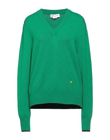 Emerald green Knitted Cashmere blend