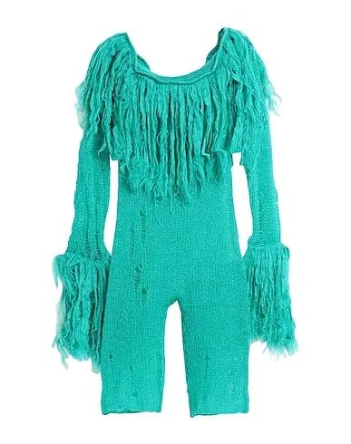Emerald green Knitted Jumpsuit/one piece