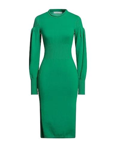 Emerald green Knitted Midi dress