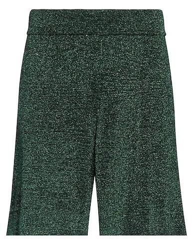 Emerald green Knitted Shorts & Bermuda