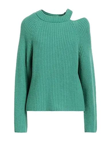 Emerald green Knitted Turtleneck