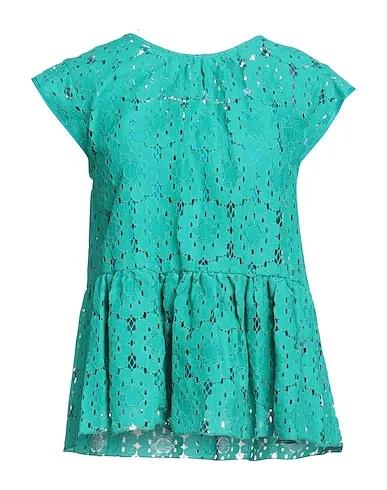 Emerald green Lace Blouse