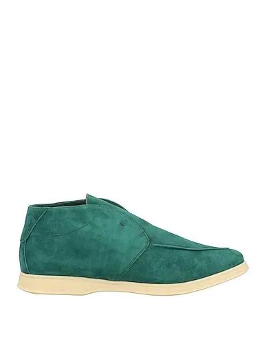 Emerald green Leather Boots