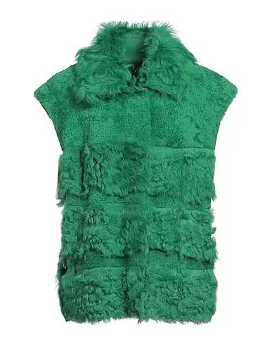 Emerald green Leather Coat