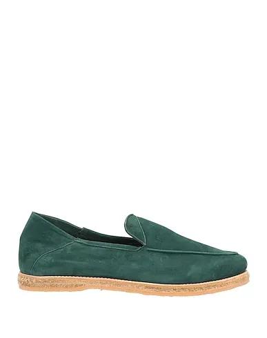Emerald green Leather Loafers