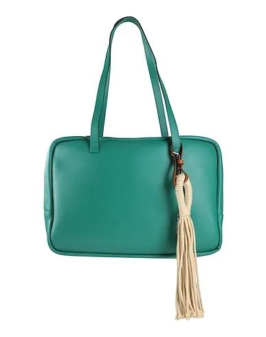 Emerald green Leather Shoulder bag