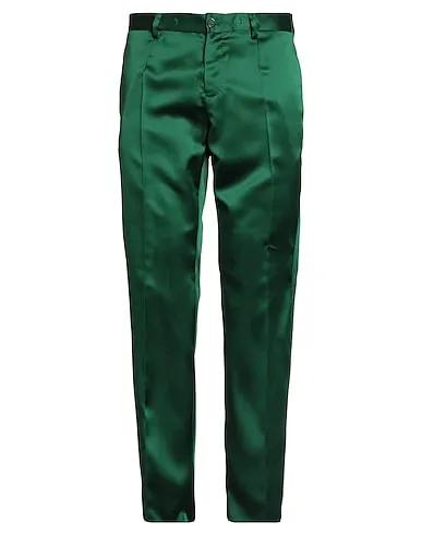 Emerald green Satin Casual pants