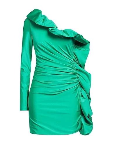Emerald green Synthetic fabric Short dress