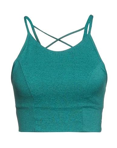 Emerald green Synthetic fabric Top