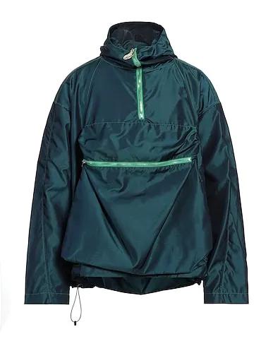 Emerald green Techno fabric Jacket