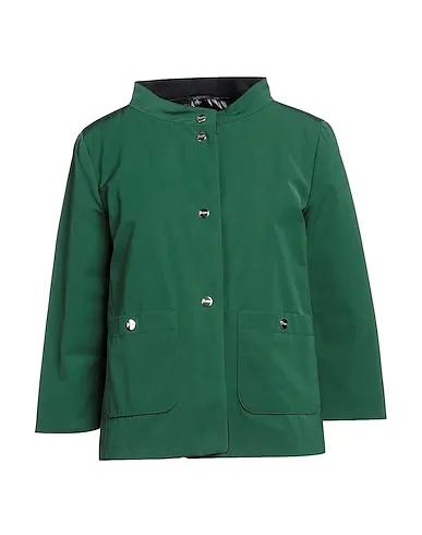 Emerald green Techno fabric Shell  jacket