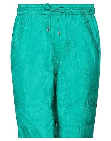 Emerald green Techno fabric Shorts & Bermuda