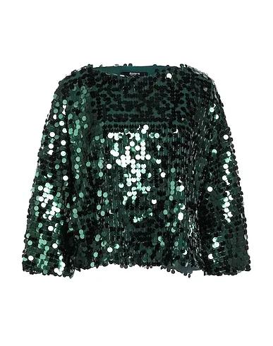 Emerald green Tulle Blouse