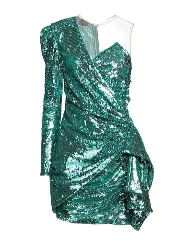Emerald green Tulle Sequin dress