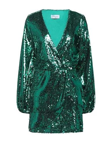 Emerald green Tulle Short dress