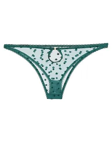 Emerald green Tulle Thongs