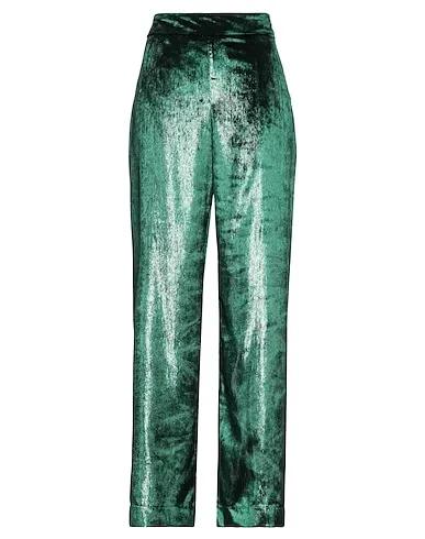 Emerald green Velour Casual pants