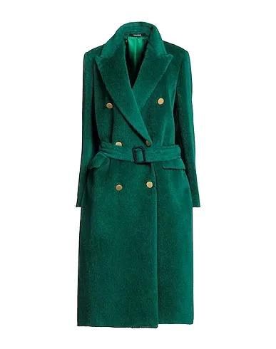 Emerald green Velour Coat
