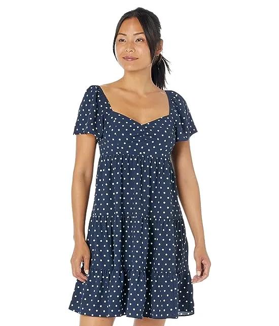 Emily Mini Dress in Polka Dot