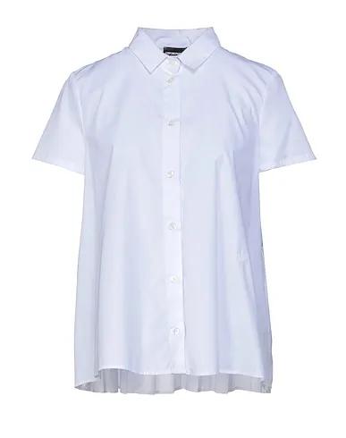 EMPORIO ARMANI | White Women‘s Solid Color Shirts & Blouses