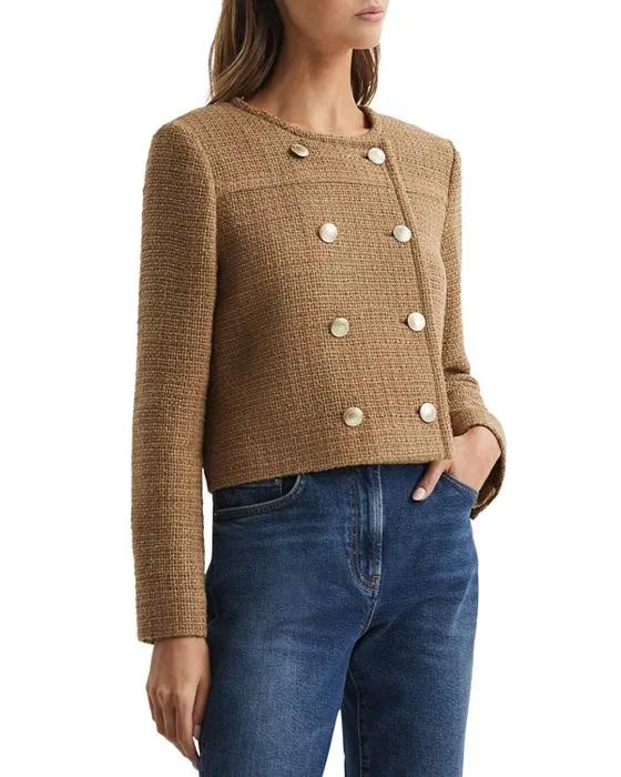 Esmie Cropped Double Breasted Jacket