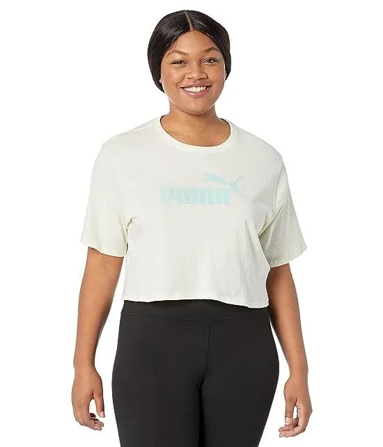 Essential+ Cropped Logo Tee