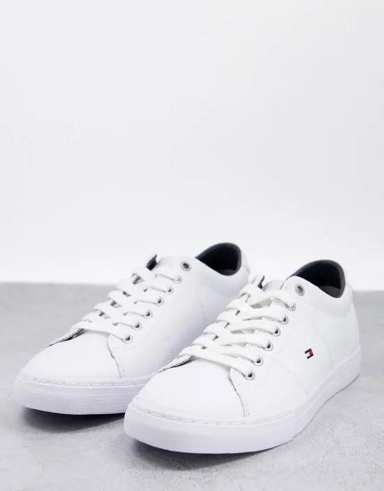 essential leather sneakers in white