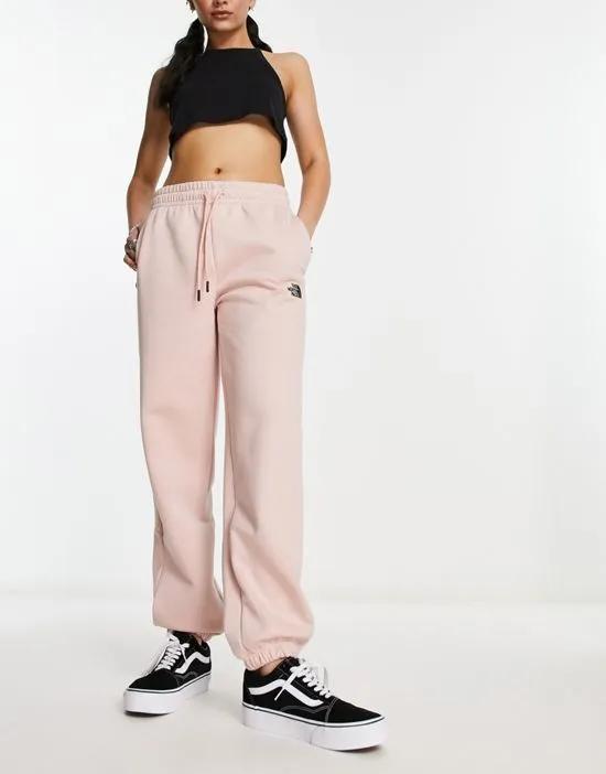 Essential oversized sweatpants in pink Exclusive to ASOS
