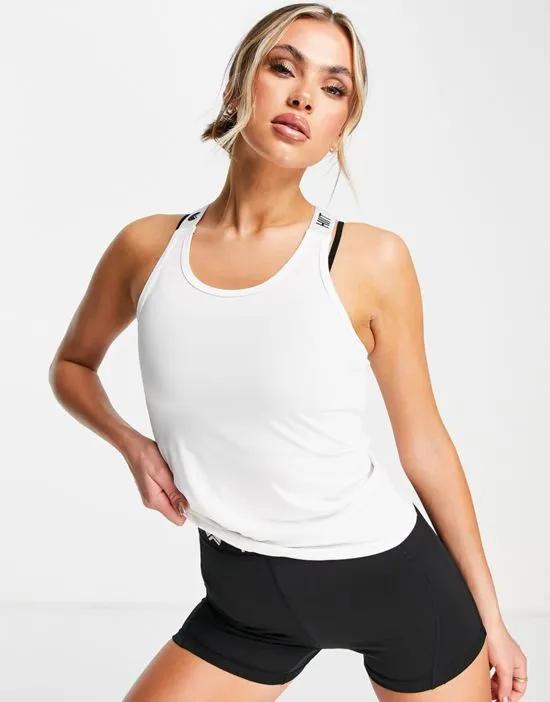 essential tank top in white