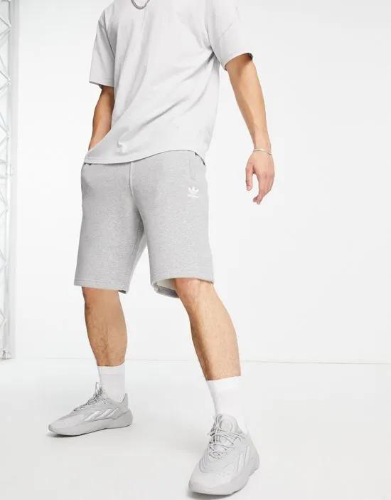 essentials 10 inch shorts in gray